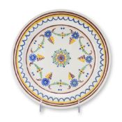 Wedgwood Hand-Painted Arts and Crafts Earthenware Charger, Circa 1922