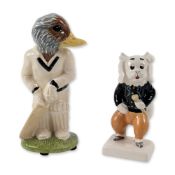 2pc Beswick Ceramic Character Figurines