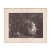 Angelica Kauffman Engraving Troilus & Cressida Boydell Gallery 1795