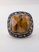 Sterling Silver Tiger's Eye Ring