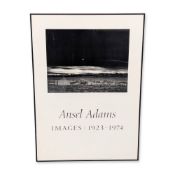 Ansel Adams (American 1902-1984) Moonrise Hernandez New Mexico Exhibition Poster