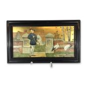 Minton's Art-Pottery Studio Henry Stacy, The Lover from The Seven Ages of Man Framed Tile Panel