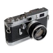 Canon Model VT de luxe 35mm Rangefinder Camera with 50mm f/1.8 Lens and Case