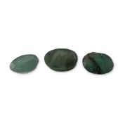 3pc Loose Faceted Emeralds