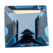 Blue Topaz Square Emerald Cut Gemstone