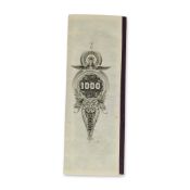 Jacksonville, Tampa and Key West Railway Company "Consolidated Mortgage Gold Bond" Scripophilyd