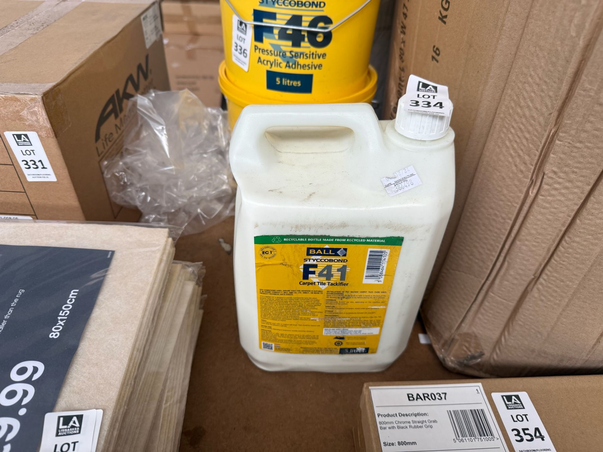 BALL STYCCOBOND F41 CARPET TILE TACKIFIER 5 LITRES