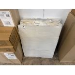 CRYSTAL STRAIGHT WHITE TOWEL RADIATOR 730MM HIGH X 600MM