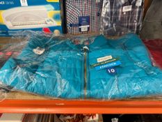 COUNTRY ESTATE PEACOCK BLUE PADDED GILET - SIZE 10 (NEW)