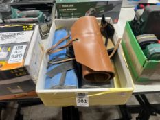 BOX OF ASSORTED TOOL ROLLS