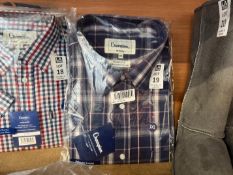 2X CHAMPION WHITBY CHECKED SHIRTS - 3XL (NEW)