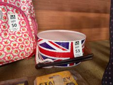 KIDS UNION JACK TOY DRUM & STICKS (NEW)