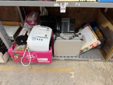 FULL SHELF OF ASSORTED CONTENTS (BUYER MUST TAKE ALL)