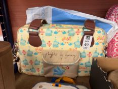 PINK LINING FLIGHTS OF FANCY BABY CHANGING BAG