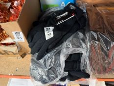 BAG OF BLACK THINSULATE GLOVES (NEW)
