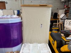 SONGMICS CREAM LAUNDRY HAMPER