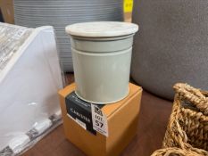 GARDEN TRADING CLAY MARBLE TOPPED CANISTER
