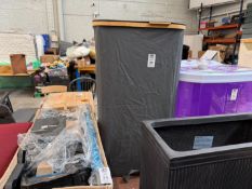 SONGMICS GREY LAUNDRY HAMPER