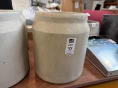 GREY CONCRETE PLANTER - DIAMETER 8.5