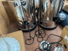 4X BLACK IRON TWIST CANDLE STICKS