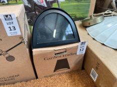 GARDEN TRADING BLACK REGENT FUNNEL LIGHT FITTING