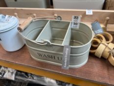 GARDEN TRADING WASH UP KITCHEN CADDY TIN