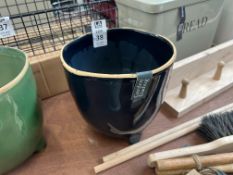 GARDEN TRADING INK BLUE POSITANO POT