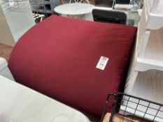 BURGUNDY LOUNGER CUSHION