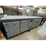 POLAR U-SERIES ENERGY EFFICIENT RANGE 4 DOOR COUNTER FRIDGE - UA074