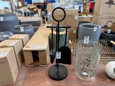 GARDEN TRADING BLACK PAXFORD FIRESIDE COMPANION SET