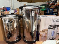 30L STAINLESS STEEL HOT WATER BOILER / DISPENSER (NEW)