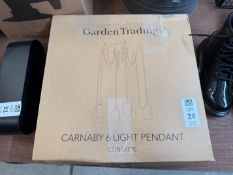 GARDEN TRADING CARNABY 6-LIGHT PENDANT LIGHT - CONCRETE