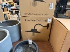 GARDEN TRADING ST IVES SWAN NECK LIGHT - STEEL