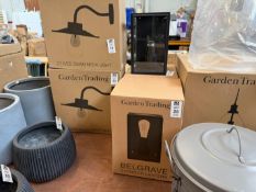 GARDEN TRADING BELGRAVE OUTDOOR LANTERN - BLACK