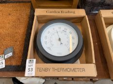 GARDEN TRADING TENBY THERMOMETER - GREY