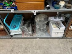 FULL SHELF OF ASSORTED CONTENTS (BUYER MUST TAKE ALL)