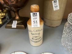 VINTAGE NEAL CARLIN, WATERSIDE LONDONDERRY CROCK BOTTLE