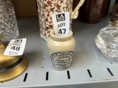 DOUBLE THICK CREAM, ARDWICK MANCHESTER CROCK BOTTLE