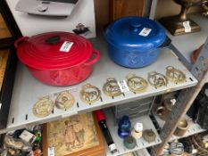 7X ASSORTED HORSE BRASS PIECES
