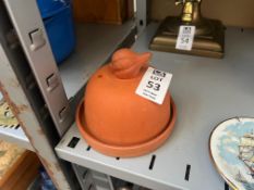 TERRACOTTA GARLIC BAKER & LID