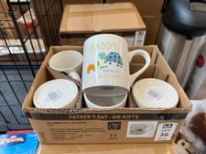 BOX OF 6X DADDY YOU'RE TURTALLY AWESOME! MUGS (NEW)