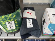 3X PAIRS OF PUMA REGULAR CREW SOCKS - EU 39-42 (NEW)