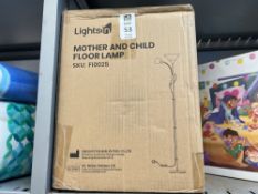 LIGHTS IN MOTHER & CHILD FLOOR LAMP