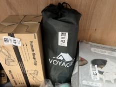 VOYAGER BLACK COMPACT CAMPING MAT