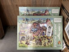 2X LITTLE TIGGER 1000PC CIRCUS JIGSAWS (NEW)