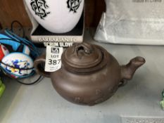 VINTAGE BROWN TEA POT