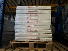 PALLET OF 10 QUINN/BARLO STANDARD PANEL RADIATORS T21 700MM HIGH X 700MM WIDE GRILL TOP Q21707CB (