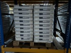 PALLET OF 20 QUINN/TURBORAD STANDARD PANEL RADIATORS T21 400MM HIGH X 1400MM WIDE GRILL TOP Q21414KU