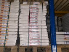 PALLET OF 34 QUINN STANDARD PANEL RADIATORS T11 600MM HIGH X 400MM WIDE GRILL TOP Q11604CB (D13B)