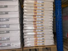 PALLET OF 17 QUINN STANDARD PANEL RADIATORS T11 600MM HIGH X 1200MM WIDE T11 ROUND TOP Q11612RT (